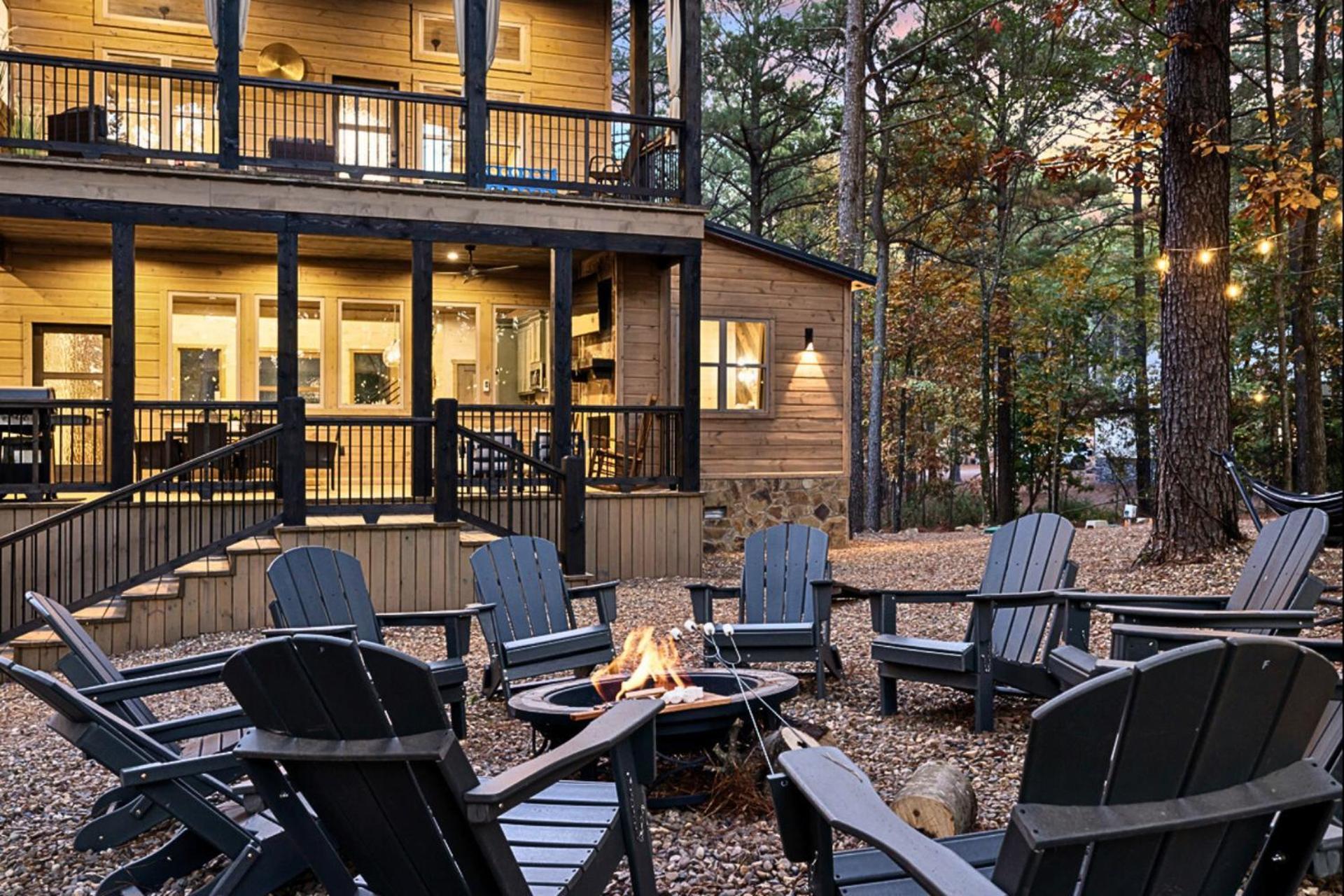Lux,Hot Tub,Atv,Hiking,Pickleball,Firepit,Arcade Broken Bow Exterior photo