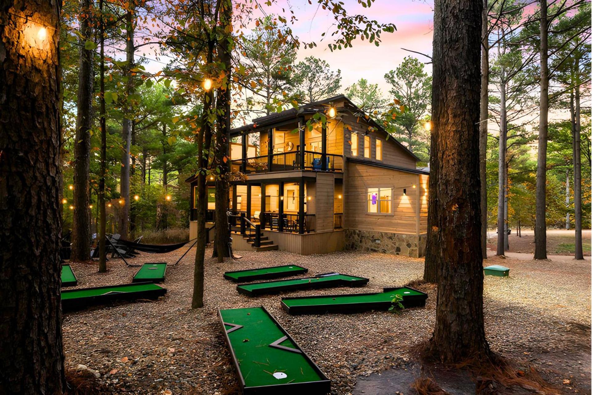 Lux,Hot Tub,Atv,Hiking,Pickleball,Firepit,Arcade Broken Bow Exterior photo